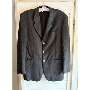 Todays Man Lanificio Del Casentino Cashmere Italian Herringbone Blazer Mens 41R